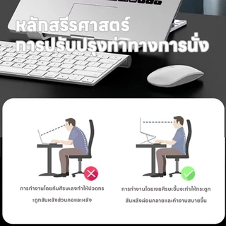 MR【ตัวยึดระบายความร้อน 】แท่นวางโน๊ตบุ๊ค ขาตั้งแล็ปท็อป ที่รองโน๊ตบุ๊ค แบบอลูมิเนียม และ แบบ ABS-พลาสติก สําหรับ