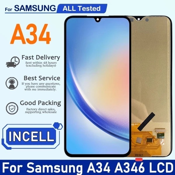 จอ samsung A34 จอA34(5G) หน้าจอ จอ + ทัช ซัมซุง กาแลคซี่ A34 Lcd Screen Display Touch samsung A34(5G