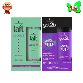 Schwarzkopf Taft Volume Powder / Schwarzkopf GOT2B POWDERFUL " แป้งใส่ผม " ( ขนาด 10 กรัม )