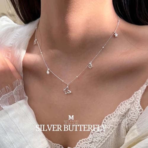 MEETðāļāļĢāđāļāļĄāļŠāđāļ āļŠāļĢāđāļāļĒāđāļāļīāļ Silver Butterfly āļŠāļĢāđāļāļĒāđāļāļāļĢ āļŠāļĢāđāļāļĒāđāļāļāļąāđāļ āļŠāļĢāđāļāļĒāļāļāđāļāļīāļāđāļāđ āļŠāļĢāđāļāļĒāļāļāļāļĩāđ