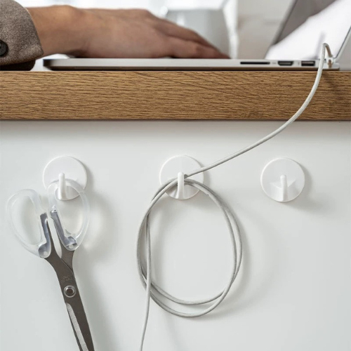 ⚡️ส่งด่วน⚡️ ตะขอติดผนัง แผ่นกาว 3M ทรงกลม ติดแน่น รับน้ำหนักได้ดี ตะขอแขวนผนัง อเนกประสงค์ ตะขอกลม - รูปที่ 4