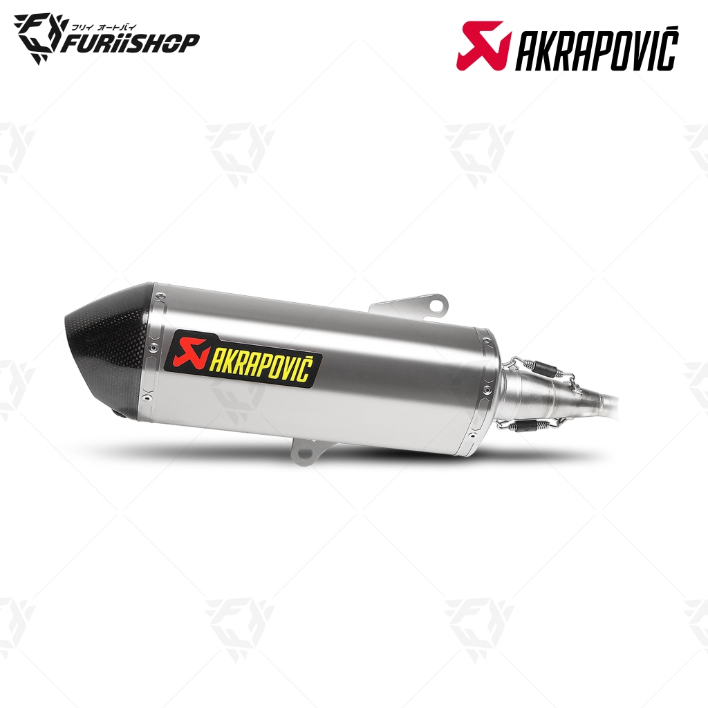 ท่อสูตร/ท่อแต่ง/ท่อไอเสีย Akrapovic Slip on Titanium : for Honda Forza300ABS 2018-2019/ForzaABS 350 