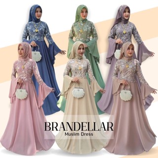Dress Muslim พร้อมผ้าคลุมเข้าเซท Size S- XL ชุดอิสลาม ผ้าชีฟ…