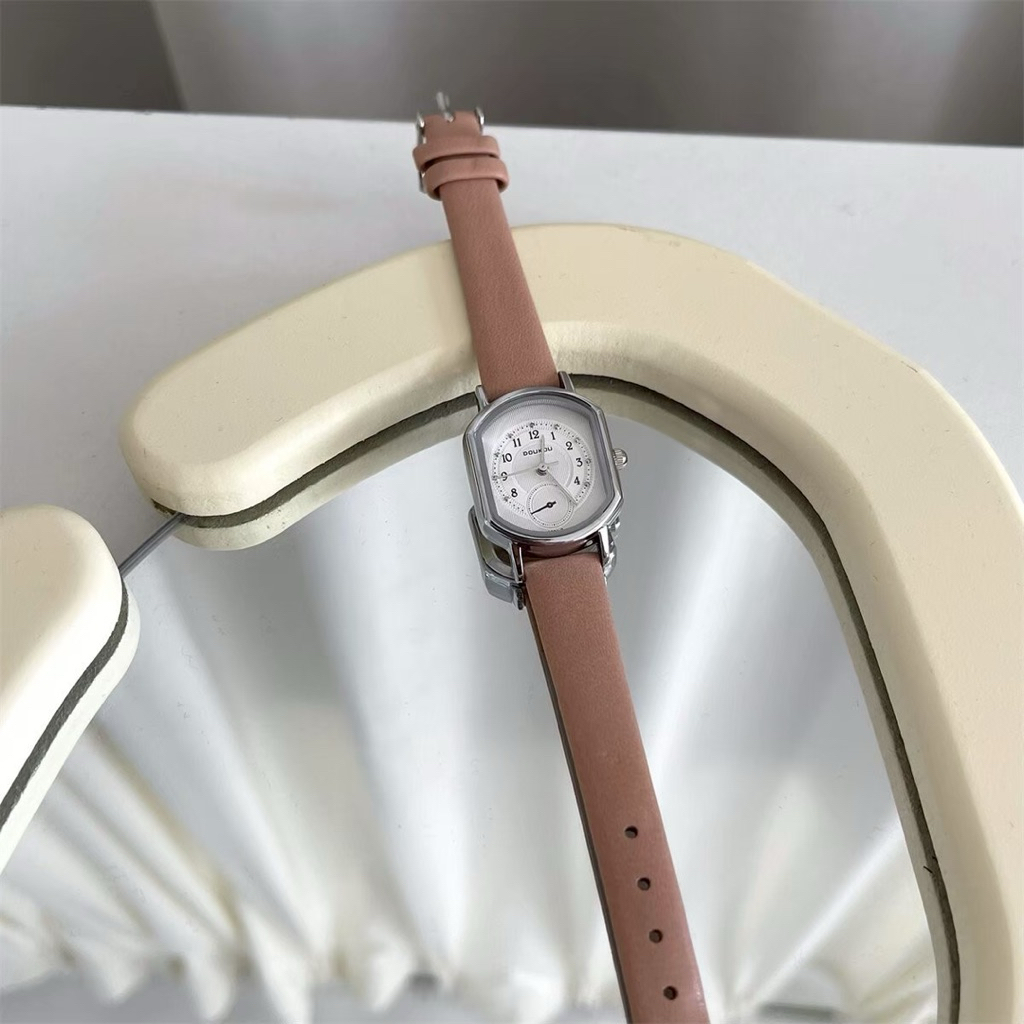 นาฬิกาข้อมือสตรีสไตล์เกาหลีแบบลำลอง สายโซ่บาง สีเขียวมัลเบอร์รี่ แฟชั่น  นาฬิกาข้อมือผู้หญิงที่สวมใส่ได้หลากหลาย - รูปที่ 2