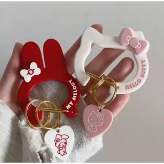 พร้อมส่ง! ตะขอ Sanrio อะคริลิค ที่เกี่ยวกระเป๋าSanrio ที่ห้อยกระเป๋าSanrio จี้ห้อยกระเป๋า Charmห้อยกระเป๋า Kitty Melody