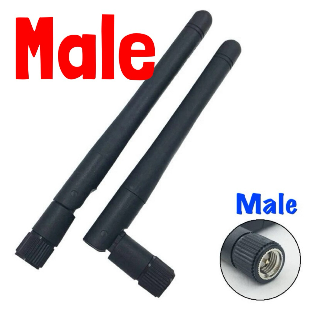 1ชิ้5dBi เสาอากาศ WiFi Dual Band 2.4G 5G 5.8G เราเตอร์ WLAN singal Booster สำหรับตัวรับส่งสัญญาณไร้สาย(Male)ตัวผู้
