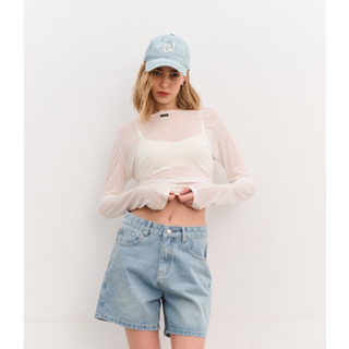 Withit denim shorts กางเกงยีนส์ขาสั้นเอวสูง - BTW35597