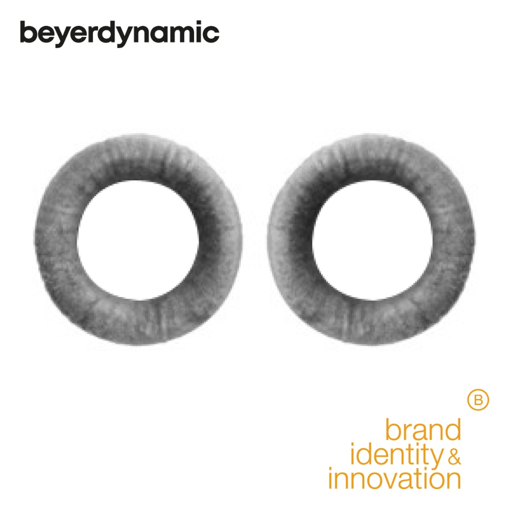 beyerdynamic Ear Cushion EDT 770 V (สีเงิน) ฟองน้ำครอบหูกำมะหยี่ for DT 770 PRO / MMX 300