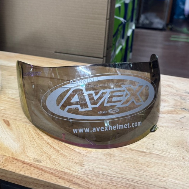 ชิลด์หน้าหมวก Avex รุ่น topgun,dx อะไหล่หมวกกันน็อค