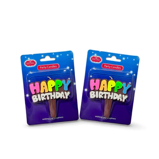 Birthday candle เทียนวันเกิด B001 บรรจุ 10 ชิ้น