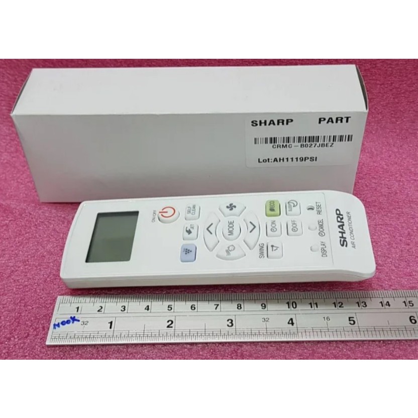 อะไหล่แท้ศูนย์/รีโมทแอร์ชาร์ป/CRMC-B027JBEZ/SHARP/AH-GX10,AH-PGX18,AH-PGX24,AH-PGX13,AH-XP10WMB และอ