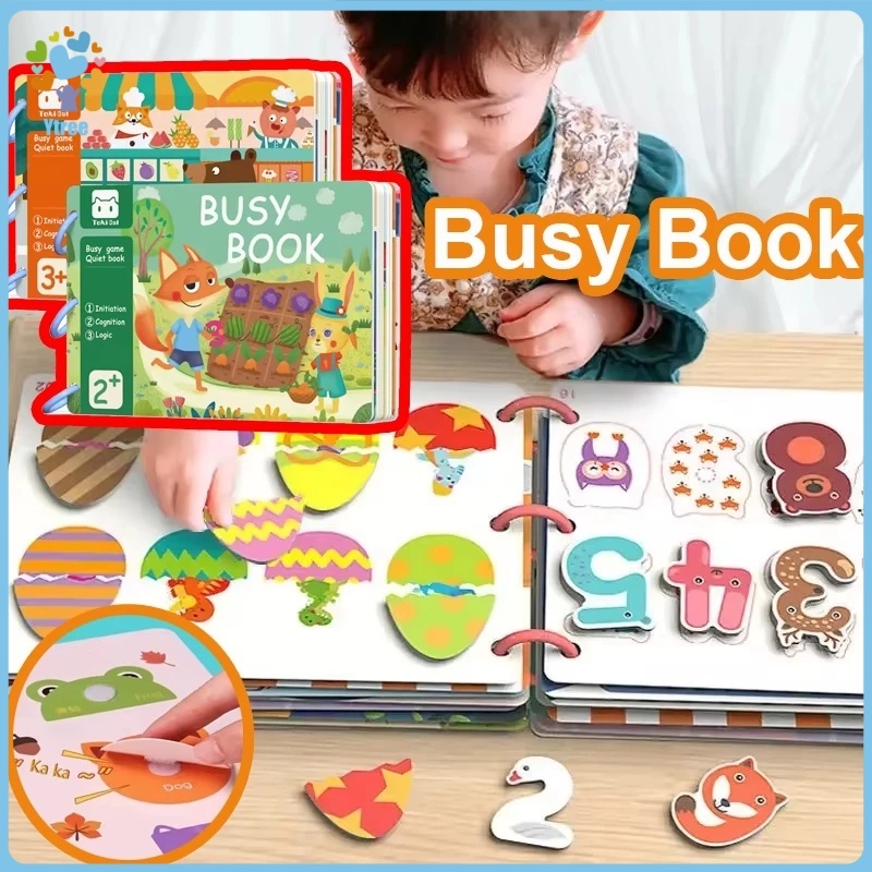 หนังสือเกี่ยวกับการตรัสรู้ 30 หน้าหนังสือที่ยุ่งสำหรับกิจกรรมสำหรับเด็กกิจกรรมปริศนา