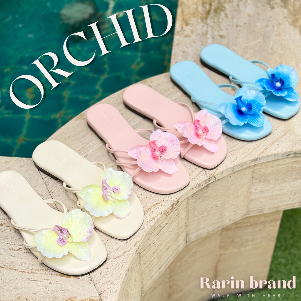 🌸 Rarin [ Orchid ] 36 - 41 🌸 รองเท้าแตะพื้นนุ่ม สดใสรับซัมเมอร์