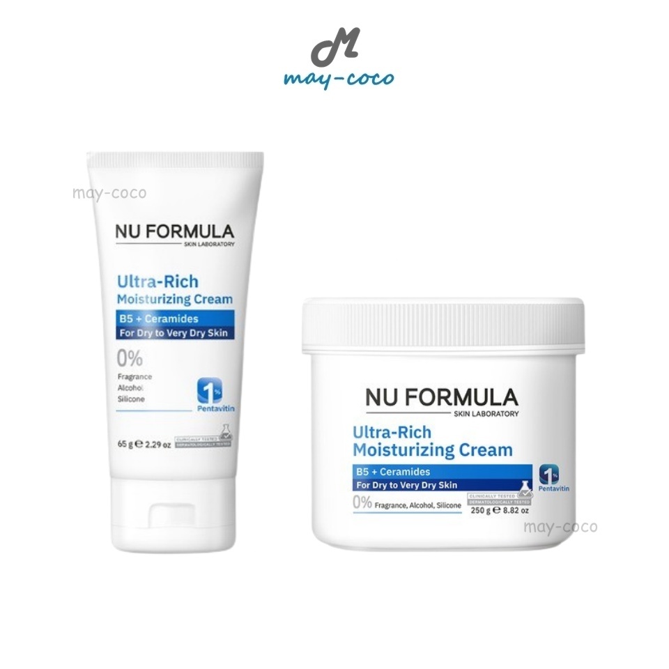 ถูก/แท้/มีไลฟ์ ครีม Nu Formula Ultra-Rich Moisturizing Cream B5+Ceramide ครีมบำรุงหน้าและตัว มอยส์เจอร์ไรเซอร์ อ่อนโยน