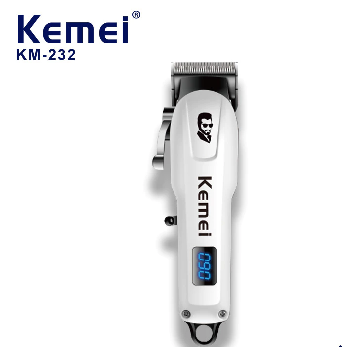 KM-232 เครื่องโกนหนวดไฟฟ้ามืออาชีพ เครื่องตัดผมกำลังสูง เครื่องตัดผมสำหรับช่างตัดผม