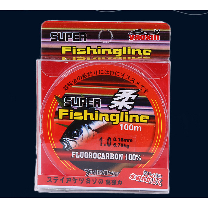 สายเอ็น Super Fishingline สายฟูโรคาร์บอน