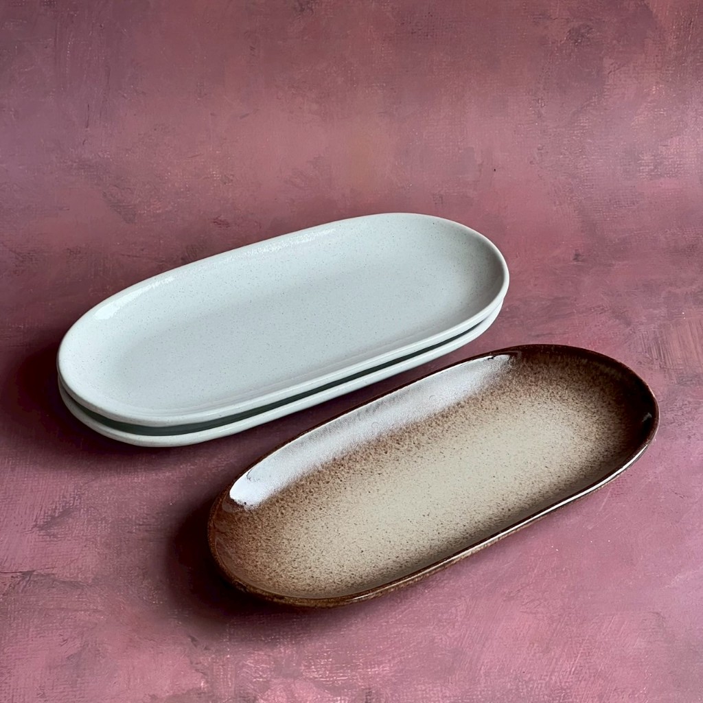 จานเปล จานเซรามิค ขนาด10นิ้ว สามารถเข้าไมโครเวฟได้ - AT1CERAMIC