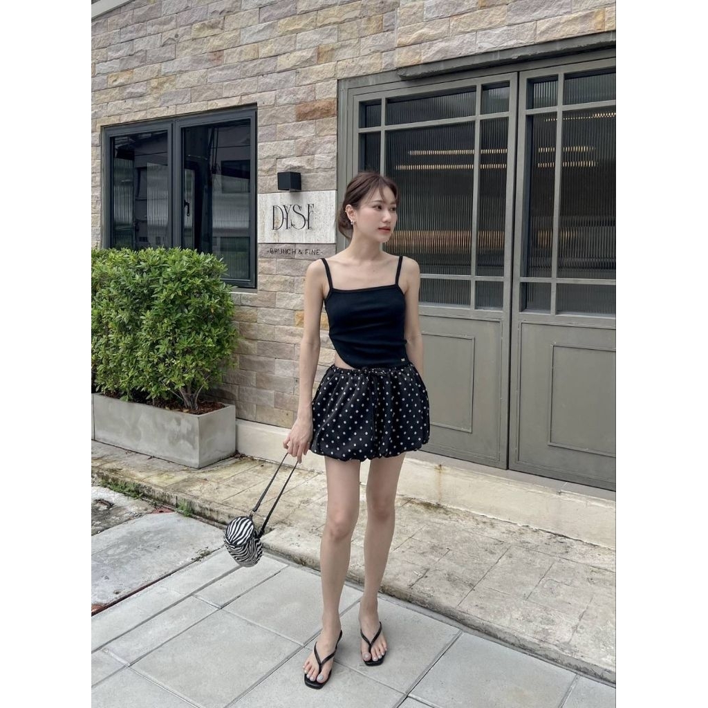 Glamclothes LOON POLKA กระโปรงบอลลูนลายจุด มีซับในในตัว ไม่โป๊ ไม่บาง
