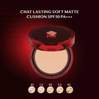 [ส่งทันที] คุชชั่นเหมยตู CHAT LASTING SOFT MATTE CUSHION SPF50 PA+++ คุชชั่นน้องฉัตร