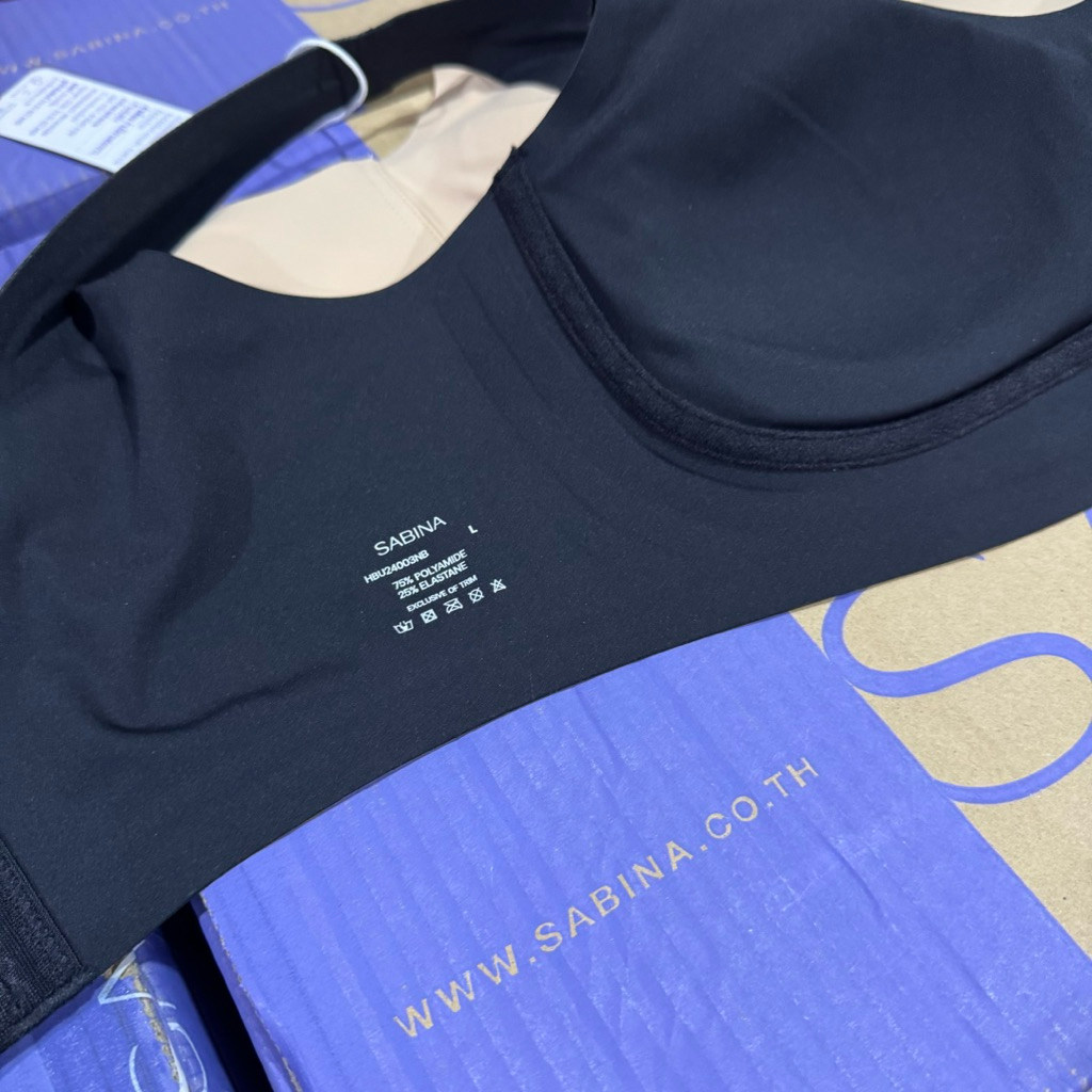 Sabina Habpy Pretty Perfect Level 1 เสื้อชั้นใน ไร้ตะเข็บ ไร้โครง รหัส HBU24003 - รูปที่ 2