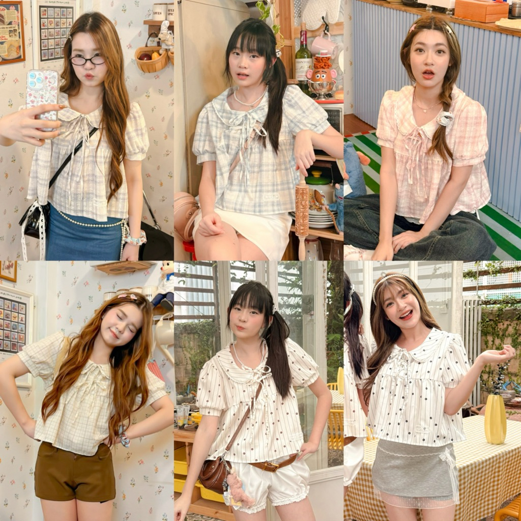 RIKA น้องรินเสื้อคอบัวมีเชือกแขนตุ๊กตา