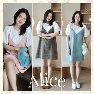 12FEBRUARY | ALICE DRESS เดรสพรางหุ่น ใส่แล้วผอมลง 5kg ผ้าทู…