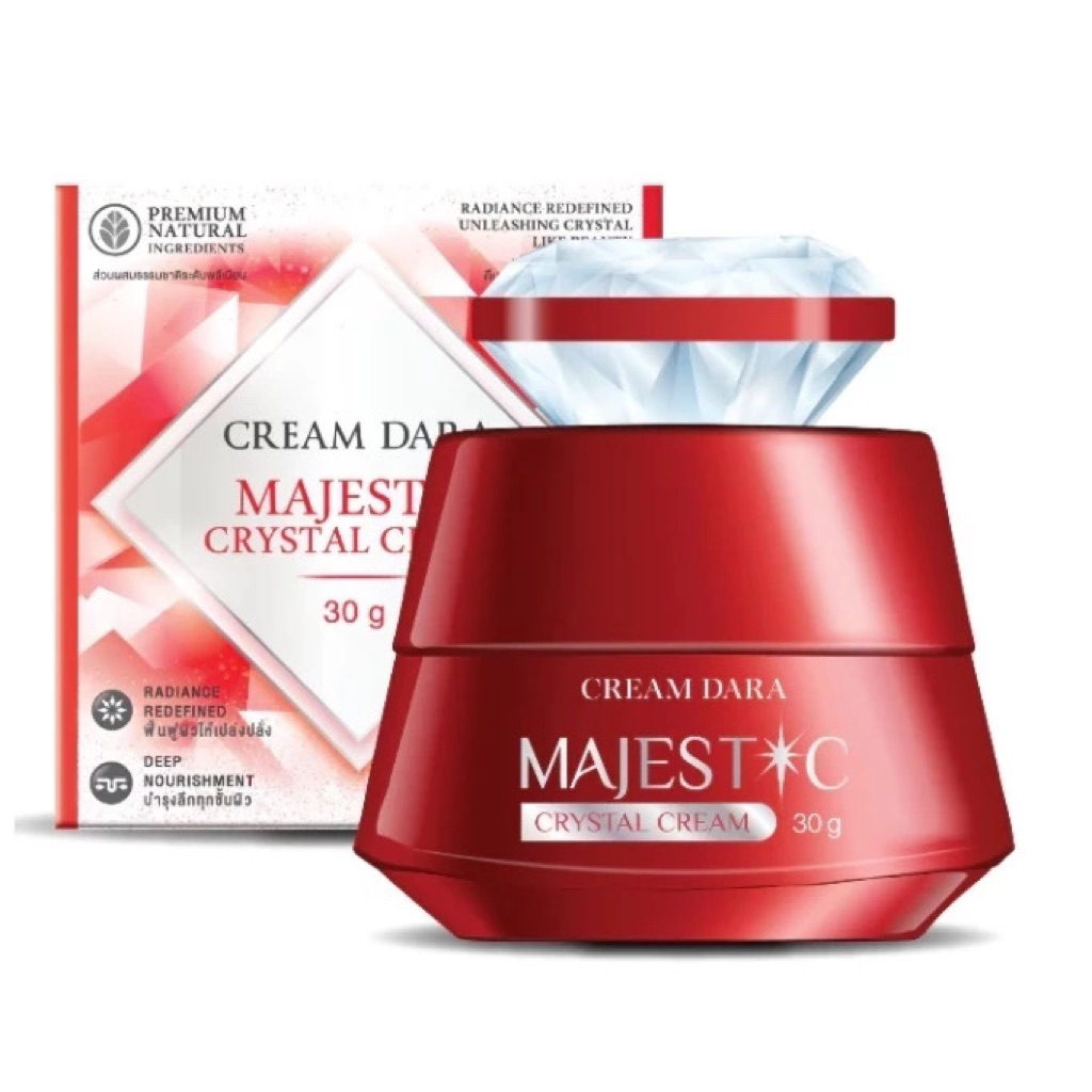 [ของแท้100%] Majestic Crystal Cream ครีมเพชร by ครีมดารา 30 กรัม