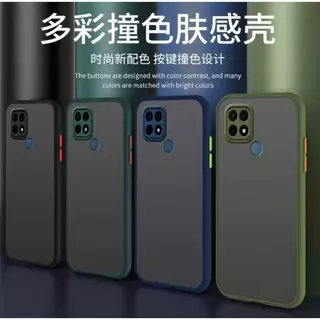 เคสขอบสีหลังด้าน สำหรับ Oppo A15 A15S A16 A76 A96 A95 A93 A94 A54 A74 A57 A77 A57 4G A77S A92 F11Pro A91เคสกันกระแทก