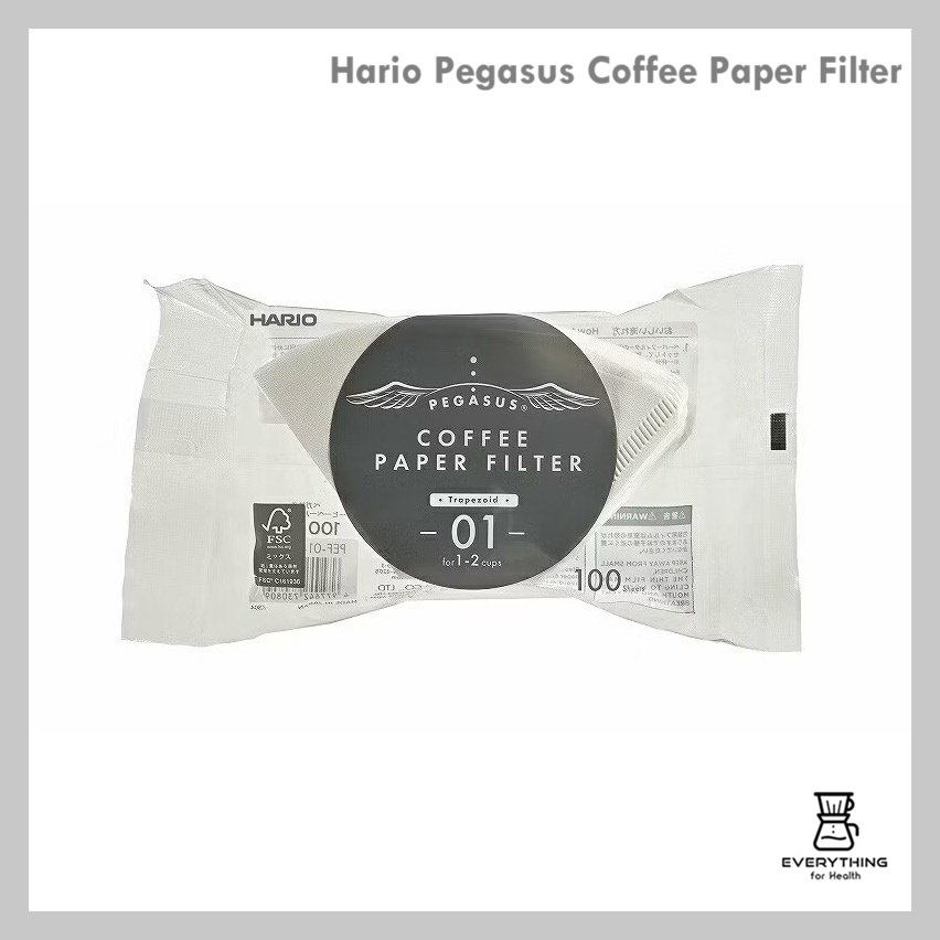 [พร้อมส่ง] HARIO Pegasus coffee paper filter กระดาษกรองกาแฟ ทรงคางหมู