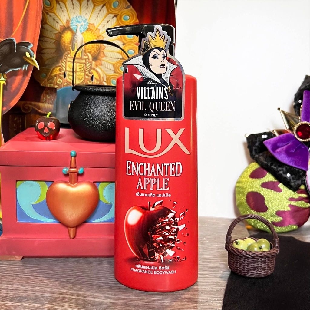 ครีมอาบน้ำ LUX x Disney villians limited edition กลิ่น enchanted apple