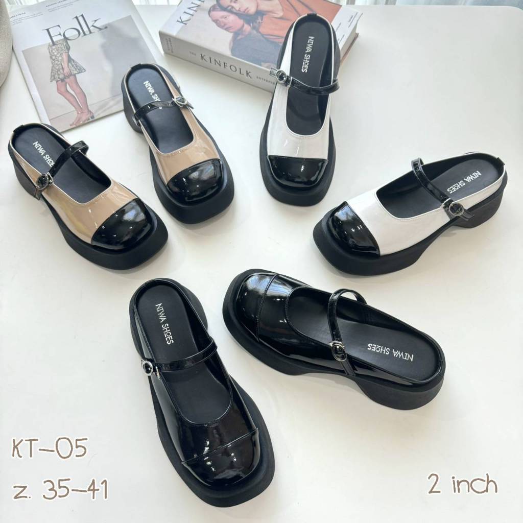 Niwa Shoes รองเท้าผู้หญิง รองเท้าแฟชั่น รองเท้านักเรียนญี่ปุ่น ส่งแมส กทม.
