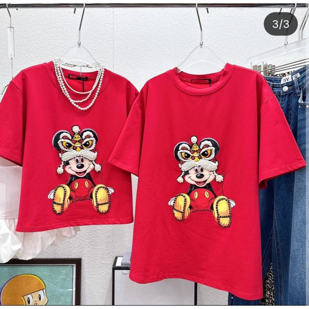 เสื้อยืดตัวยาว zara by yosita ฟรีไซร์