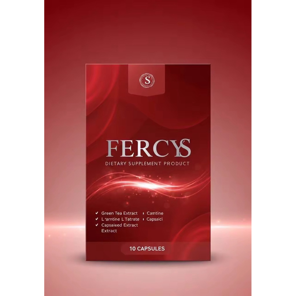 Fercy S เฟอร์ซี่ เอส ผลิตภัณฑ์เสริมอาหาร [ 1 กล่อง 10 แคปซูล ]