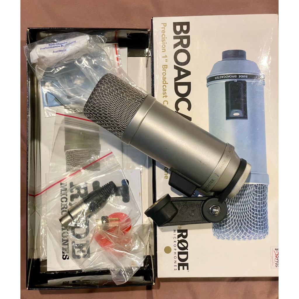 Rode broadcaster condenser microphone