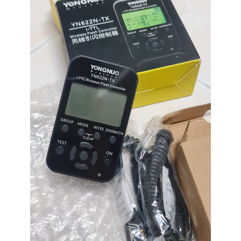 ทริกเกอร์ส่งแฟลช Yongnuo Yn622n-tx ใช้กับกล้อง Nikon ของใหม่ ครบกล่อง