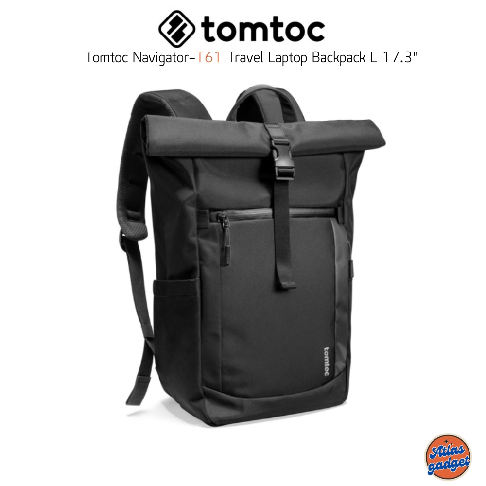 Tomtoc Navigator-T61 Travel Laptop Backpack L 17.3"  กระเป๋าเป้สะพายหลังสำหรับใส่ Macbook, Laptop 17