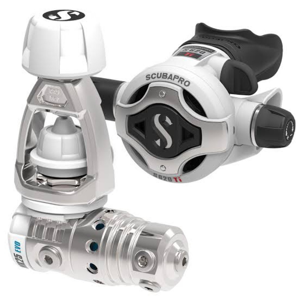 scubapro MK25 s620ti white edition full set