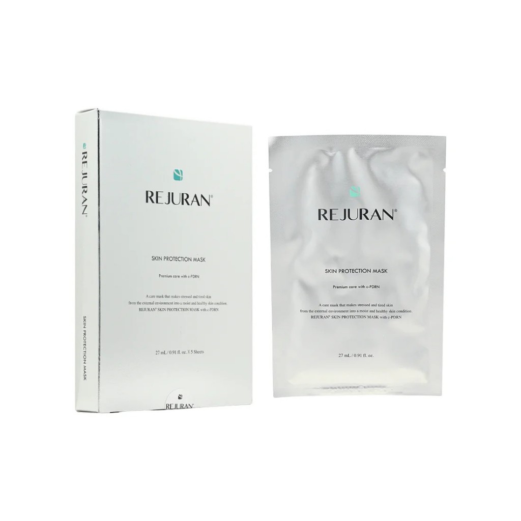 Rejuran Skin Protection Mask 27ml x 5 แผ่น ของแท้ 100% มาร์คเพิ่มความชุ่มชื้น หน้าฉ่ำฟู กระจ่างใส ยืดหยุ่น มีชีวิตชีวา