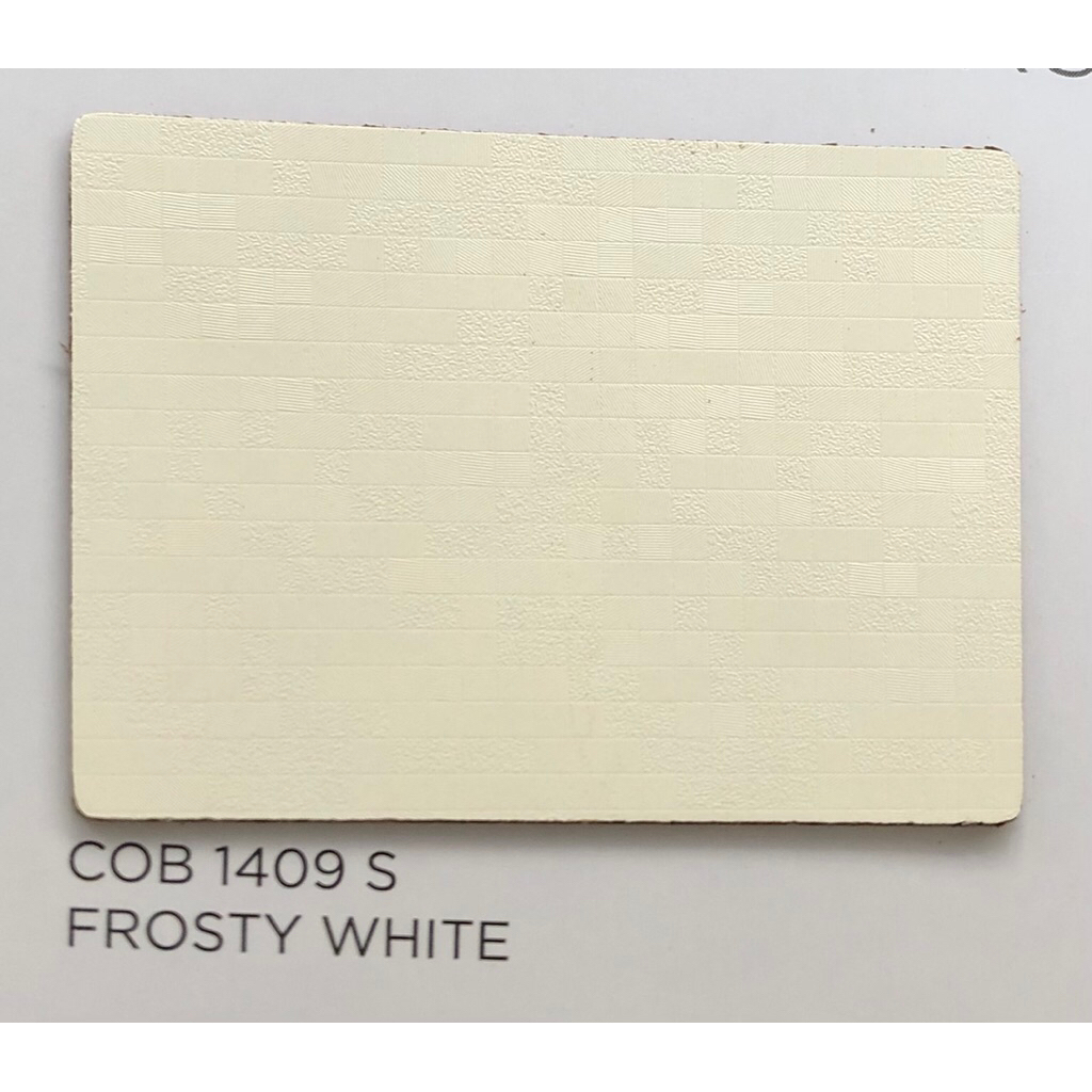 แผ่นลามิเนต Virgo CROMA new collection  COB 1409 S Frosty white ขนาด 120 x 240 ซม. หนา 0.6 มม.