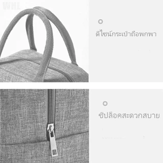 ราคาพิเศษ! กระเป๋าอาหารกลางวัน ถุงเก็บความเย็น-ร้อน ชั้นอลูมิเนียมฟอยล์ พกพาสะดวก ไปทำงานหรือปิกนิก