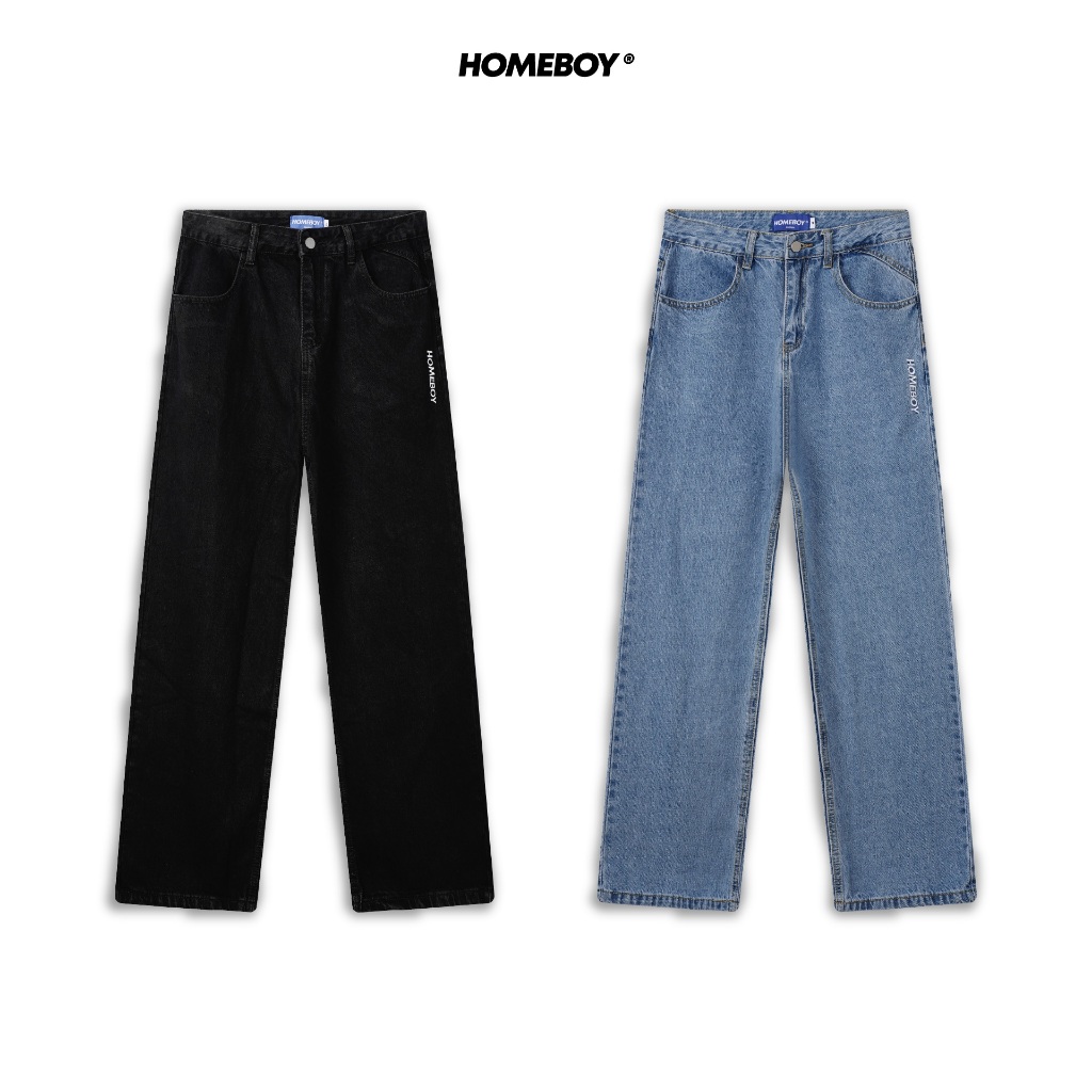 ❗️[ส่งเร็ว กทม. 1 วัน]❗️HOMEBOY กางเกงยีนส์ผู้ชาย รุ่น HB.OVER.WIDE