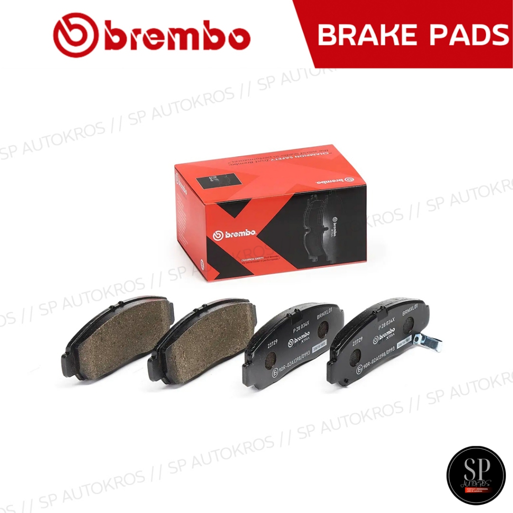BREMBO ผ้าเบรกหน้า - หลัง STREAM (2.0)ปี 02-07 / P28 034 / P28 022 /P28 039