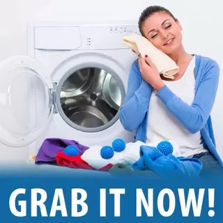 DRYER BALLS 🔵🔵 ลูกบอลซักผ้าถนอมผ้า ลูกบอลซักผ้า ผ้าไม่พันกัน นุ่มและแห้งไว โดยไม่ใช้สารเคมี #ของแท้