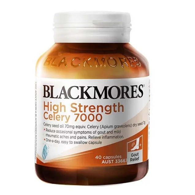 Blackmores High Strength Celery 7000mg 40 Capsules EXP:11/2027