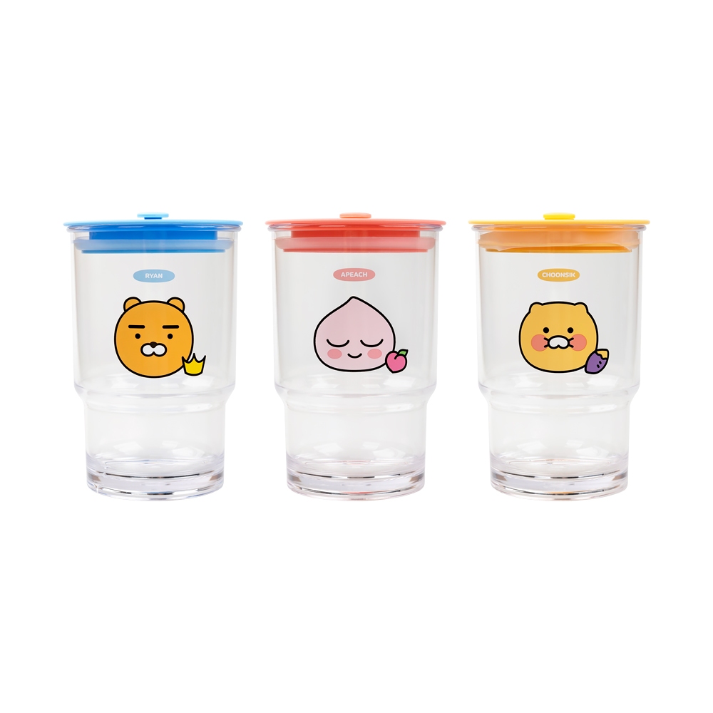 Kakao Choonsik Silicone Cap Tumbler แก้วน้ำมีฝาปิด