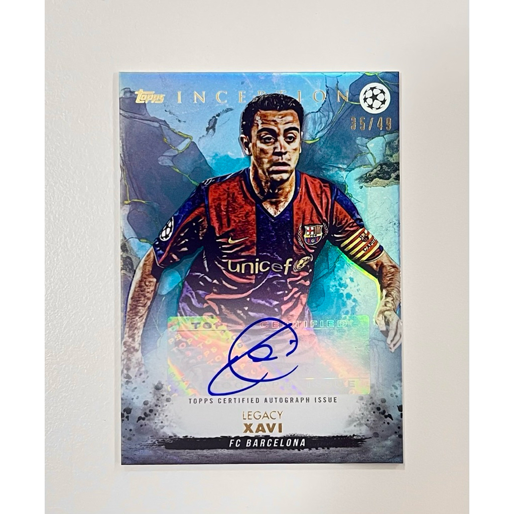 2022/23 Topps Inception Xavi autograph /49