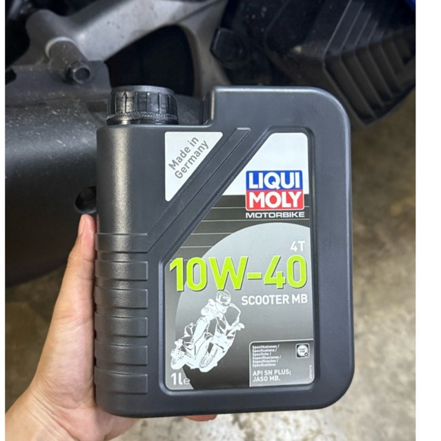 LIQUI MOLY น้ำมันเครื่อง มอเตอร์ไซค์ 10W-40 Scooter MB (สำหรับScooter)