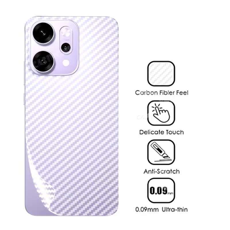 OPPO Reno14(พร้อมส่งในไทย)ฟิล์มหลังลายเคฟล่าOPPO Reno 14 5G/OPPO Reno 14Pro 5G/OPPO Reno 14F 5Gตรงรุ