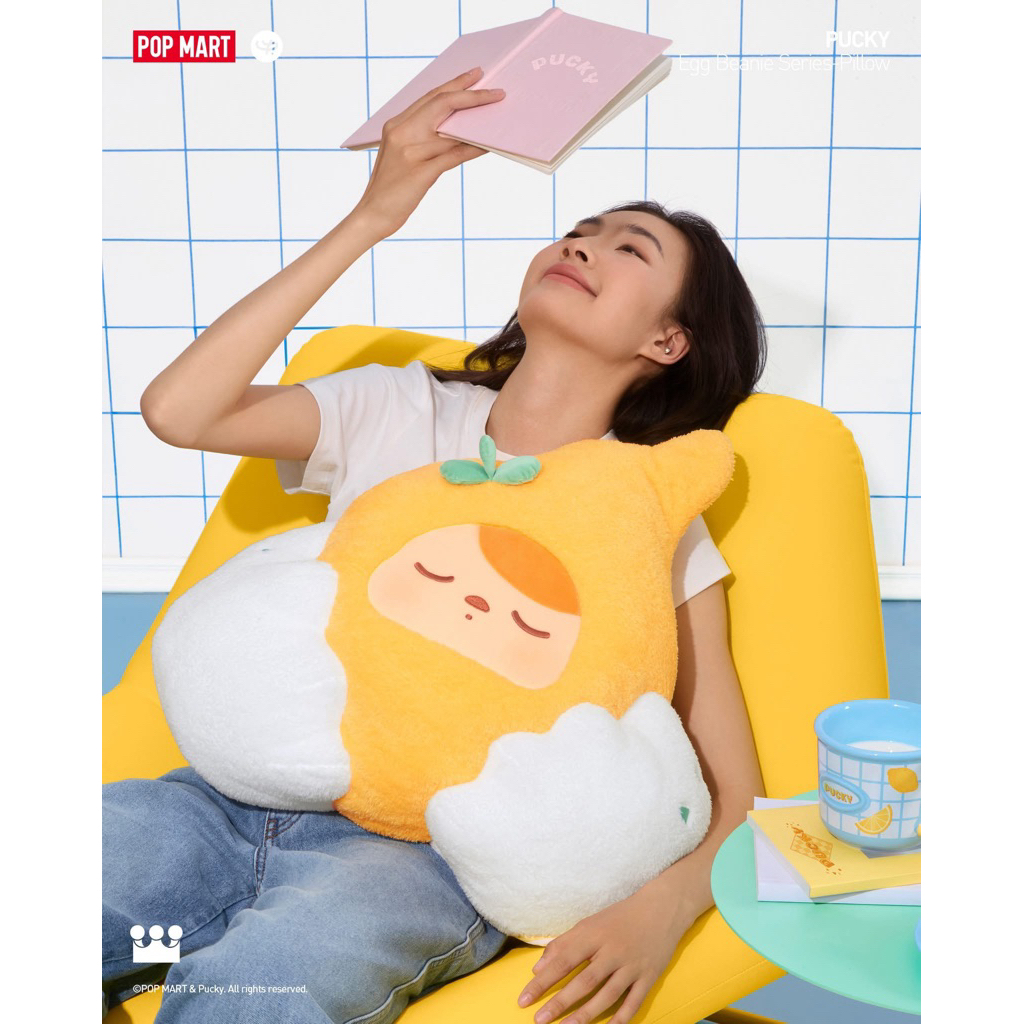 [ของแท้พร้อมส่ง🇹🇭] หมอน PUCKY Egg Beanie Series Pillow