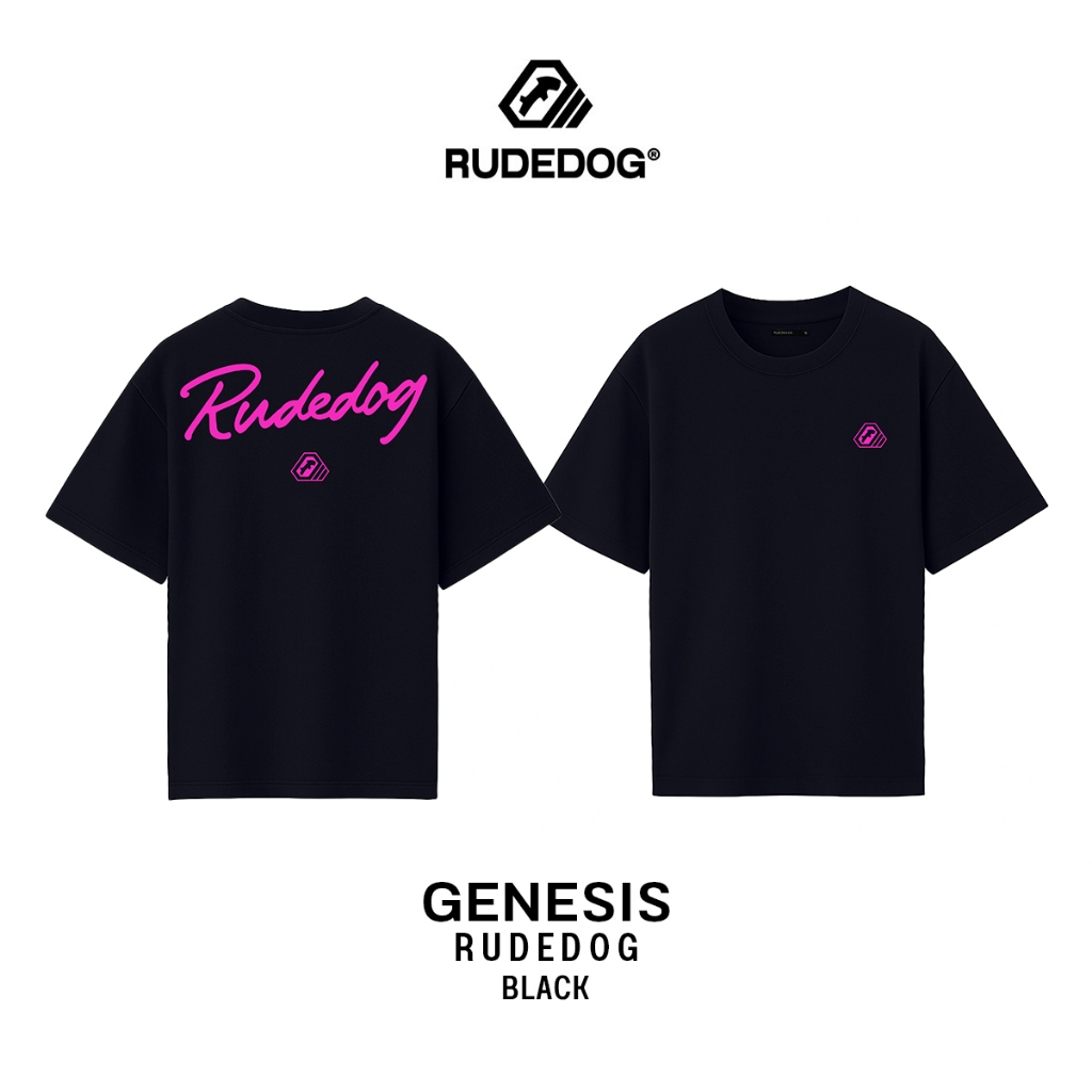 เสื้อยืดโอเว่อร์ไซส์  แบรนด์ RUDEDOG นุ่มตัวท็อป รุ่น GENESIS รูปที่ 2